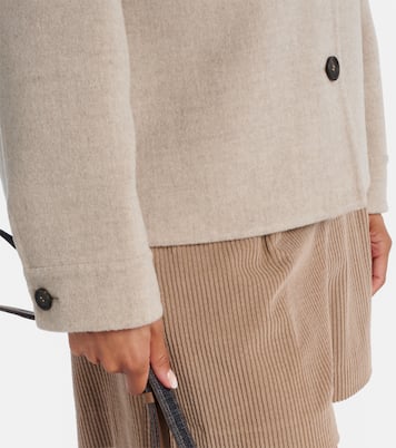 Hemdjacke aus Wolle und Kaschmir | Brunello Cucinelli