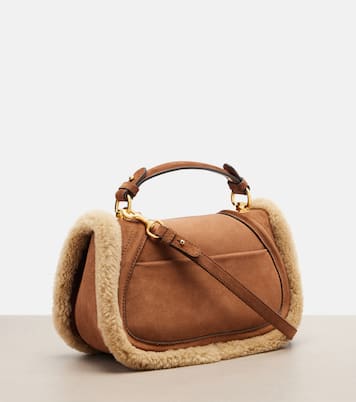 Gucci Blondie Medium suede top-handle bag | Gucci