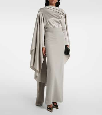 Robe Rosalia mit Satin | Solace London