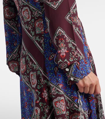 Vestido midi asimétrico con paisley | Rabanne