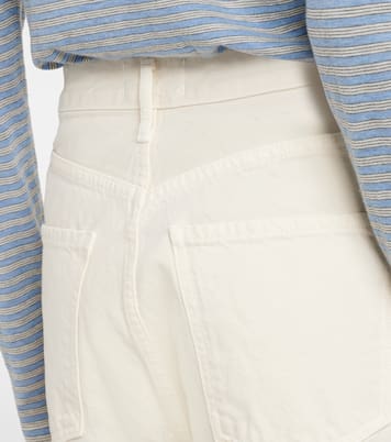 Ren cropped high-rise wide-leg jeans | Agolde