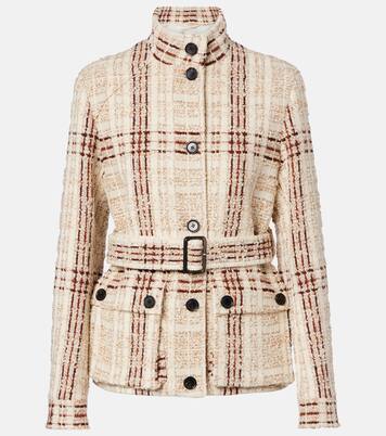 Xandra cashmere tweed jacket | Loro Piana