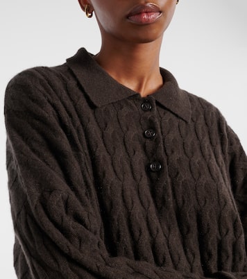 Polo in cashmere a trecce | Lisa Yang