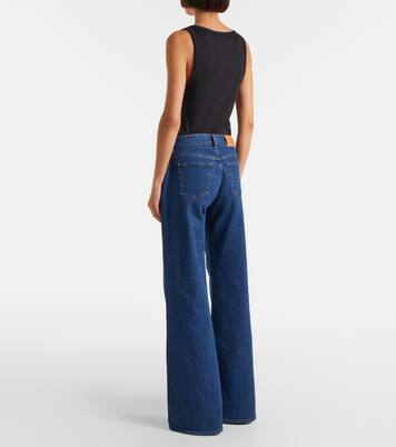 Lotta high-rise wide-leg jeans | 7 For All Mankind