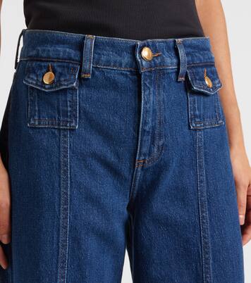Lotta high-rise wide-leg jeans | 7 For All Mankind