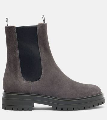 Chelsea Boots Chester aus Veloursleder | Gianvito Rossi