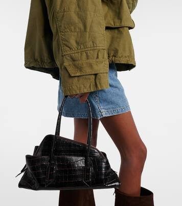 Chaqueta de algodón con piel | The Attico