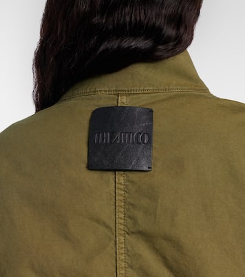 Chaqueta de algodón con piel | The Attico