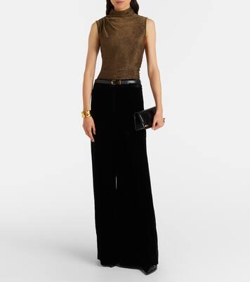Top Mylie in jersey glitterato | Veronica Beard
