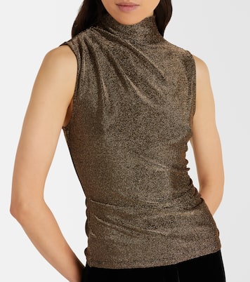 Top Mylie in jersey glitterato | Veronica Beard