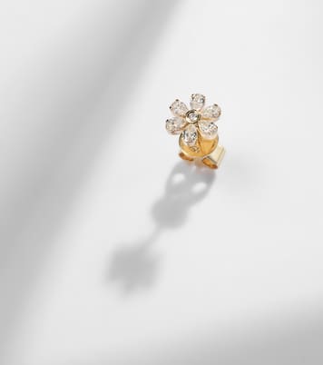 Einzelner Ohrring Cosmos Diamant aus 18kt Gelbgold mit Diamanten | Sophie Bille Brahe