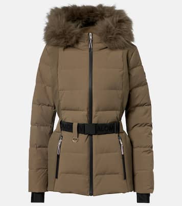 Doudoune 64cm belted down jacket | Yves Salomon