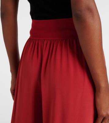 Pantaloni Rihani in seta a gamba larga | Joseph