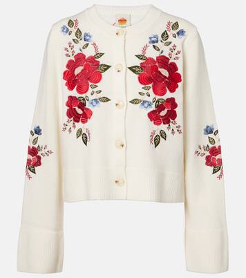 Bestickter Cardigan aus Wolle | Farm Rio