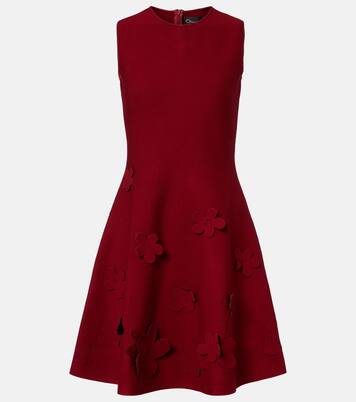 Floral knitted minidress | Oscar de la Renta