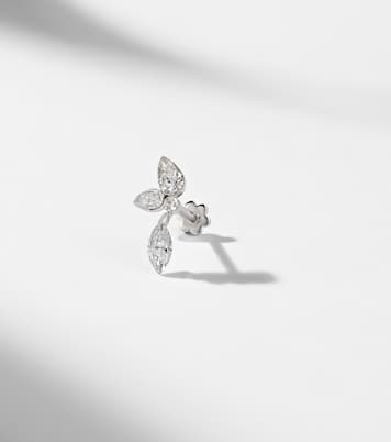 18kt white gold (750/1000) earring with diamonds | Maria Tash
