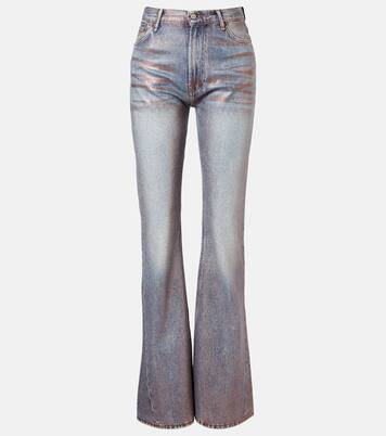 2025F coated bootcut jeans | Acne Studios