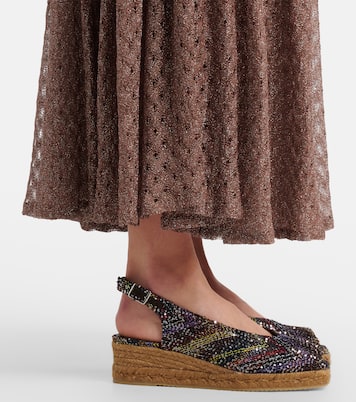 Alpargatas con cuña Joy con lentejuelas | Missoni