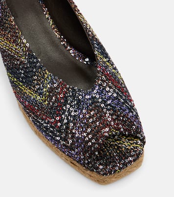 Alpargatas con cuña Joy con lentejuelas | Missoni