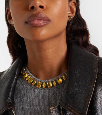 Enamel earrings | Prada