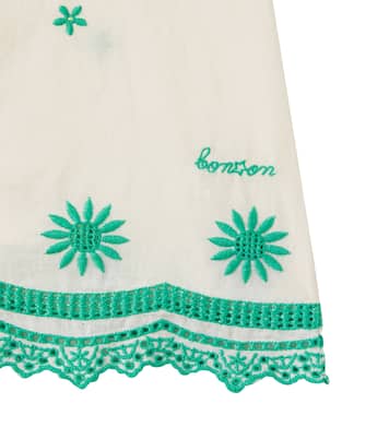 Embroidered cotton dress | Bonton