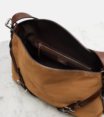 Voyou Medium suede shoulder bag | Givenchy