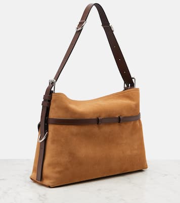 Voyou Medium suede shoulder bag | Givenchy