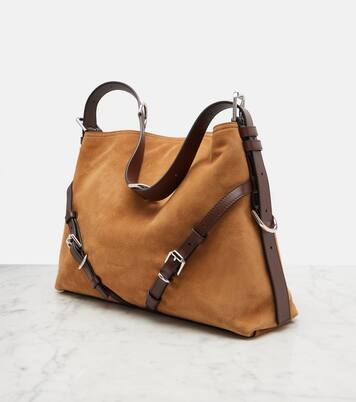 Voyou Medium suede shoulder bag | Givenchy