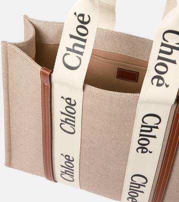 Woody Large canvas tote | Chloé