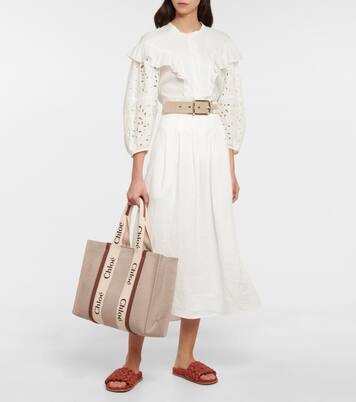 Woody Large canvas tote | Chloé