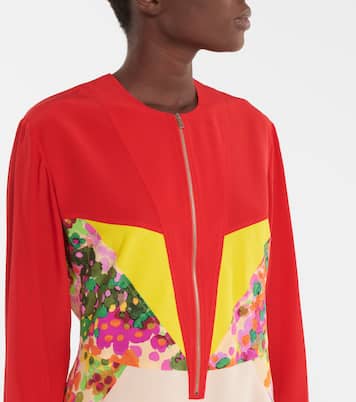 Bedrucktes Minikleid aus Seide | Stella McCartney