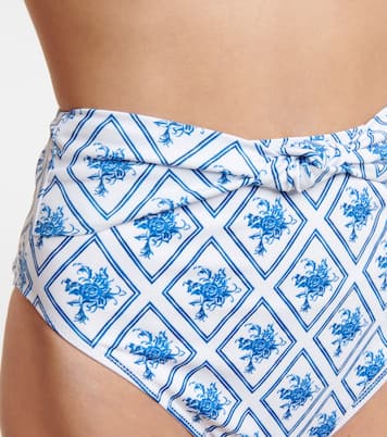 Braga de bikini Evie de tiro alto | Caroline Constas