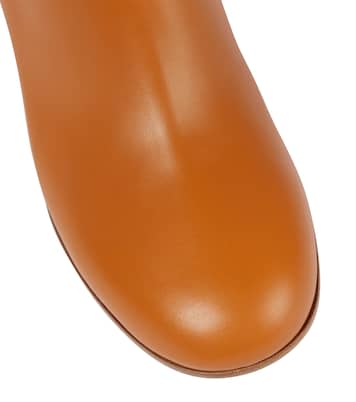Botas altas de piel con lazo | Gianvito Rossi
