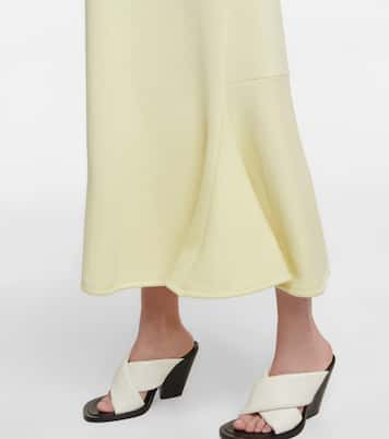 Crêpe midi dress | Jil Sander