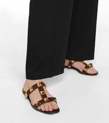 Sandali Roman Stud in pelle | Valentino Garavani