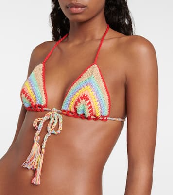 Top de bikini en croché de algodón | Anna Kosturova