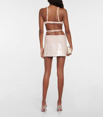 Melilla sequined miniskirt | The Mannei