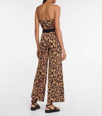 Top Shane in foulard leopardato | Staud