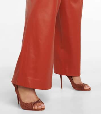 Nudes Degrachick suede sandals | Christian Louboutin