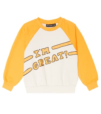 Printed cotton jersey sweatshirt | Mini Rodini