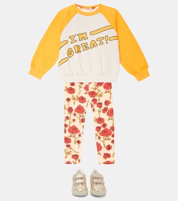 Printed cotton jersey sweatshirt | Mini Rodini