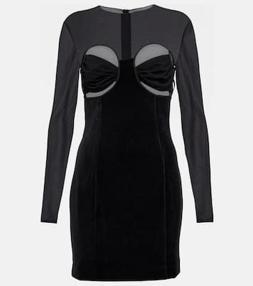 Minikleid aus Samt  | Nensi Dojaka