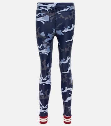 Leggings Marine de tiro alto cropped | The Upside