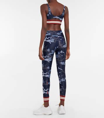 Leggings Marine de tiro alto cropped | The Upside