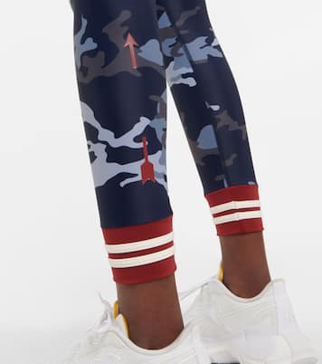 Leggings Marine de tiro alto cropped | The Upside