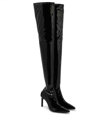 Botas mosqueteras de charol | Courrèges