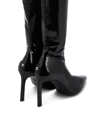 Botas mosqueteras de charol | Courrèges