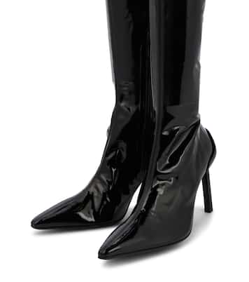 Botas mosqueteras de charol | Courrèges