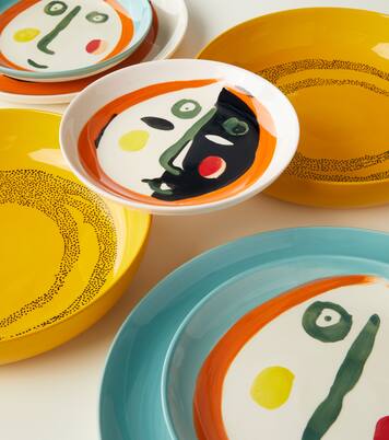 Feast Face 1 Medium set of 2 plates | Serax