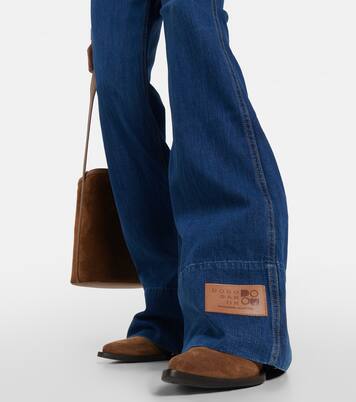 Jeans acampanados en denim de tiro alto | Dodo Bar Or